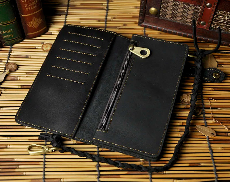 Men's Genuine Leather Bifold Wallet 3377b