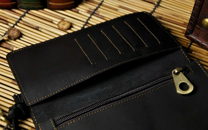 Men's Genuine Leather Bifold Wallet 3377b